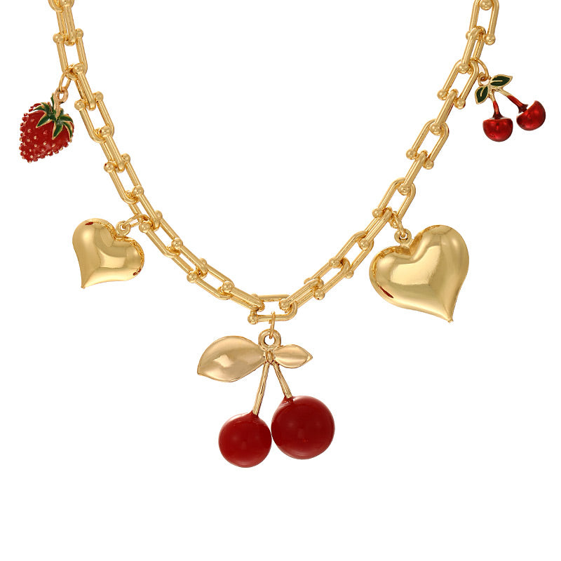 Heart/Cherry/Strawberry Necklace